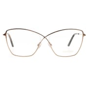 Tomford Tf5518 028 Butterfly Gold Fullrim Eyeglasses For Women