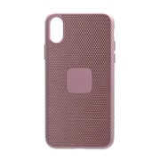 Cygnett Urban-Shield Line up [Slim line] Lightweight Protective Case with Metallic Frame [Scratch Resistant] [Durable] for iPhone X/Xs Aluminum & PC/TPU Dual Construction - Carbon Fiber - Rose Gold