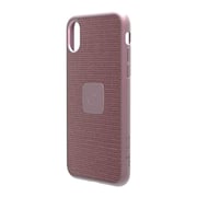 Cygnett Urban-Shield Line up [Slim line] Lightweight Protective Case with Metallic Frame [Scratch Resistant] [Durable] for iPhone X/Xs Aluminum & PC/TPU Dual Construction - Carbon Fiber - Rose Gold