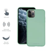 CygnettSkin Slimline Case With Soft Touch, Flexible Shell, Slim & Lightweight, Works with Wireless Chargers, Raised Camera Bezel, Scratch Resistant, Edge to Edge Shockproof for iPhone 11 Pro - Jade