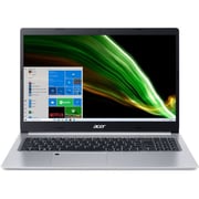 Acer Aspire 5 (2021) Laptop - AMD Ryzen 5-5500U / 15.6inch FHD / 8GB RAM / 512GB SSD / 2GB AMD Radeon RX 640 Graphics / Windows 11 Home / English & Arabic Keyboard / Silver / Middle East Version - [A515-45G-R4ER]