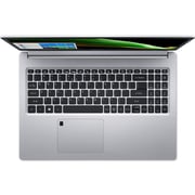 Acer Aspire 5 (2021) Laptop - AMD Ryzen 5-5500U / 15.6inch FHD / 8GB RAM / 512GB SSD / 2GB AMD Radeon RX 640 Graphics / Windows 11 Home / English & Arabic Keyboard / Silver / Middle East Version - [A515-45G-R4ER]