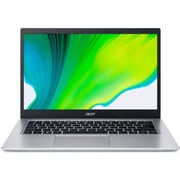 Acer Aspire 5 (2020) Laptop - 11th Gen / Intel Core i5-1135G7 / 14inch FHD / 8GB RAM / 512GB SSD / 2GB NVIDIA GeForce MX350 Graphics / Windows 11 Home / English & Arabic Keyboard / Silver / Middle East Version - [A514-54G-58DN]