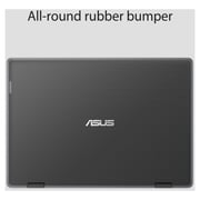 ASUS (2021) Laptop - Intel Celeron-N4500 / 11.6inch HD / 4GB RAM / 128GB eMMC / Shared Intel UHD Graphics / Windows 10 Pro / English & Arabic Keyboard / Grey / Middle East Version - [BR1100FKA-BP0380RA]