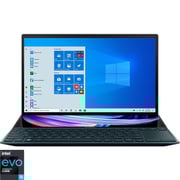 ASUS ZenBook Duo 14 UX482 14” FHD NanoEdge Touch Display, Intel Evo Platform, Core i5-1135G7, 8GB RAM, 512GB PCIe SSD, Innovative ScreenPad Plus, Windows 10 Home, Celestial Blue, UX482EA-ES51T