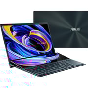 ASUS ZenBook Duo 14 UX482 14” FHD NanoEdge Touch Display, Intel Evo Platform, Core i5-1135G7, 8GB RAM, 512GB PCIe SSD, Innovative ScreenPad Plus, Windows 10 Home, Celestial Blue, UX482EA-ES51T