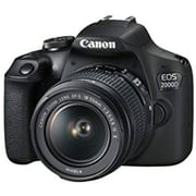 Canon EOS 2000D Digital SLR Camera Body Black + 18-55mm DCIII Kit + EF 50MM 1.8 STM Lens