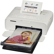 Canon Selphy CP1300 Wirless Printer White + Canon RP-108 Photo Paper