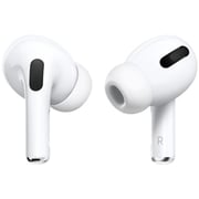 سماعات Apple Airpods Pro مع علبة شحن لاسلكي، لون أبيض