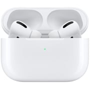 سماعات Apple Airpods Pro مع علبة شحن لاسلكي، لون أبيض