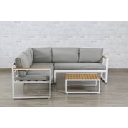 Pan Emirates Harding Garden Corner Sofa With Coffee Table