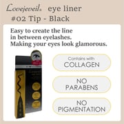 Lovejeveil Japanese Collagen Liquid Eyeliner Tip Black