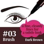 Lovejeveil Japanese Collagen Liquid Eyeliner Brush Dark Brown