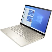 HP ENVY x360 13 2 in 1 Laptop - 11th Gen Core i7 2.8GHz 16GB 1TB Win10 13.3inch FHD Pale Gold English/Arabic Keyboard BD0004NE 3Y7P7EA (2021) Middle East Version