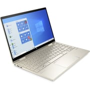HP ENVY x360 13 2 in 1 Laptop - 11th Gen Core i7 2.8GHz 16GB 1TB Win10 13.3inch FHD Pale Gold English/Arabic Keyboard BD0004NE 3Y7P7EA (2021) Middle East Version