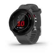 Garmin Forerunner 55, GPS Running Watch with Daily Suggested Workouts, Up  to 2 weeks of Battery Life, White 