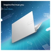 لاب توب أسوس Vivobook OLED K3500PH-OLED005T - Core i5 3.1GHz 8 جيجابايت 512 جيجابايت 4 جيجابايت Win10Home FHD 15.6 بوصة لوحة مفاتيح باللون الفضي إنجليزي / عربي NVIDIA GeForce GTX 1650