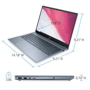 HP Pavilion (2021) Laptop - AMD Ryzen 7-5700U / 15.6inch FHD / 512GB SSD / 8GB RAM / Windows 10 / English Keyboard / Blue - [15-EH1070WM]