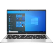 HP EliteBook (2020) Laptop - 11th Gen / Intel Core i7-1165G7 / 14inch FHD / 512GB SSD / 16GB RAM / Windows 10 Pro / English & Arabic Keyboard / Silver - [840 G8]