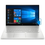 Hp Envy 17t-cg100 Laptop With 17.3 Inch Fhd Touch Dispaly, Core- I7-1165g7- Processor, 16gb Ram, 1tb Ssd+512gb Ssd, Windows 10 Home, 2gb Nvidia Geforce Mx450 Graphics, Silver,english / Keyboard Laptop Bag And Wireless Mouse Free
