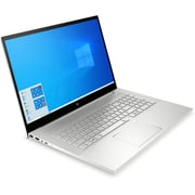 Hp Envy 17t-cg100 Laptop With 17.3 Inch Fhd Touch Dispaly, Core- I7-1165g7- Processor, 16gb Ram, 1tb Ssd+512gb Ssd, Windows 10 Home, 2gb Nvidia Geforce Mx450 Graphics, Silver,english / Keyboard Laptop Bag And Wireless Mouse Free