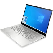 Hp Envy 17t-cg100 Laptop With 17.3 Inch Fhd Touch Dispaly, Core- I7-1165g7- Processor, 16gb Ram, 1tb Ssd+512gb Ssd, Windows 10 Home, 2gb Nvidia Geforce Mx450 Graphics, Silver,english / Keyboard Laptop Bag And Wireless Mouse Free