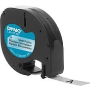 Dymo Letratag Tape Plastic Clear 12267 12mm X 4m