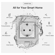 Sonoff S55 WiFi Smart Socket UK IP55 Waterproof White