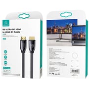 Usams HDMI To HDMI Cable 2m Black