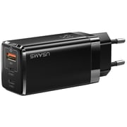 Usams 3 Port Wall Charger Black