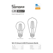 Sonoff B02-F-ST64 Smart Wi-Fi LED Filament Bulb E27 7W - 700Lm - 15.000hrs - Warm & Cold White