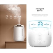 Deerma- Air Humidifier F600 5l Household Air Purifying Mist Maker Timing Touch Screen 3 Modes Adjustable Fog For Home Office 220v