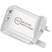 Maxguard Dual Port Wall Charger White