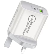 Maxguard Dual Port Wall Charger White