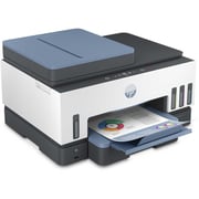 HP Smart Tank 795 All-in-One Printer Wireless, Print, Scan, Copy, Fax, Auto Duplex Printing, Auto Document Feeder, Print up to 18000 black or 8000 color pages, White/Blue [28B96A]