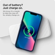 Spigen Silicone Fit Designed For Iphone 13 Case Cover - Navy Blue