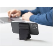 Uniq Magnetic Snap-On Card Holder Black