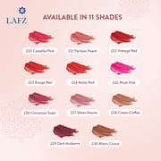 Lafz Transfer-Proof Velvet Matte Lipstick Warm Cocoa