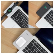Trooss USB-C Hub for MacBook with wireless charger - Space Grey