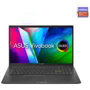 ASUS VivoBook 15 OLED (2020) Laptop - 11th Gen / Intel Core i5-1135G7 / 15.6inch FHD OLED / 8GB RAM / 512GB SSD / 2GB ‎NVIDIA GeForce MX350 Graphics / Windows 11 Home / English & Arabic Keyboard / Black / Middle East Version - [K513EQ-OLED1B5T]