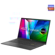 ASUS VivoBook 15 OLED (2020) Laptop - 11th Gen / Intel Core i5-1135G7 / 15.6inch FHD OLED / 8GB RAM / 512GB SSD / 2GB ‎NVIDIA GeForce MX350 Graphics / Windows 11 Home / English & Arabic Keyboard / Black / Middle East Version - [K513EQ-OLED1B5T]