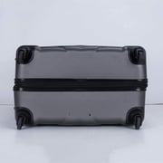 Stargold Set Of 4 Hardside Spinner Abs Trolley Luggage With Number Lock, Charcoal - 20, 24, 28, 32 Inches