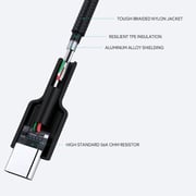 Aukey Nylon Braided USB-C Cable 0.9m Black