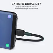 Aukey Nylon Braided USB-C Cable 0.9m Black
