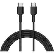 Aukey Nylon Braided USB-C Cable 0.9m Black