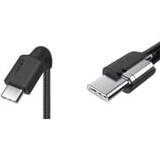 Aukey Nylon Braided USB-C Cable 0.9m Black