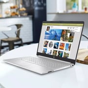 HP (2021) Laptop - 12th Gen / Intel Core i3-1125G4 / 15.6inch FHD / 256GB SSD / 8GB RAM / Windows 10 / English Keyboard / Silver - [15-DY2035TG]