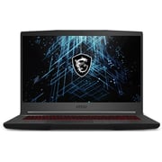 لاب توب ألعاب MSI GF63 Thin - معالج Core i5 من الجيل 11 (2.60 جيجا هرتز)، رام 8 جيجابايت، ذاكرة تخزين داخلية 512 جيجابايت، نظام تشغيل Win11Home، بطاقة NVIDIA GeForce RTX 3050 بسعة 4 جيجابايت، شاشة 15.6 بوصة FHD، أسود، طراز 11UC (2021)، إصدار الشرق الأوسط