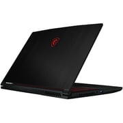 لاب توب ألعاب MSI GF63 Thin - معالج Core i5 من الجيل 11 (2.60 جيجا هرتز)، رام 8 جيجابايت، ذاكرة تخزين داخلية 512 جيجابايت، نظام تشغيل Win11Home، بطاقة NVIDIA GeForce RTX 3050 بسعة 4 جيجابايت، شاشة 15.6 بوصة FHD، أسود، طراز 11UC (2021)، إصدار الشرق الأوسط