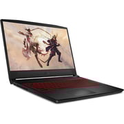 MSI Katana GF66 (2021) Gaming Laptop - 11th Gen / Intel Core i7-11800H / 15.6inch FHD / 16GB RAM / 1TB SSD / 6GB NVIDIA GeForce RTX 3060 Graphics / Windows 10 Home / English & Arabic Keyboard / Black / Middle East Version - [KATANA GF66 11UE]